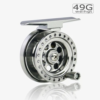 

Ice Fishing Reel 5cm Ultra-light 49g Winter Fly Fishing Wheel Full Metal Carp Fishing Accessories For Saltwater And Freshwater