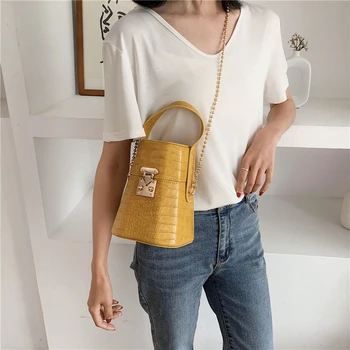 

Cute Mini Totes Stone Pattern PU Leather Crossbody Bags For Women 2020 Solid Color Shoulder Handbags Female Cross Body Bag