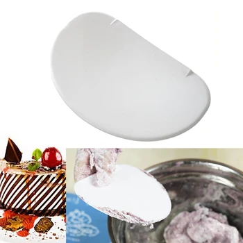 

Spatula Shape Baking Scraper Butter Knife Plastic Cake Dough Cutter Kitchen Fondant Cake Baking Tools