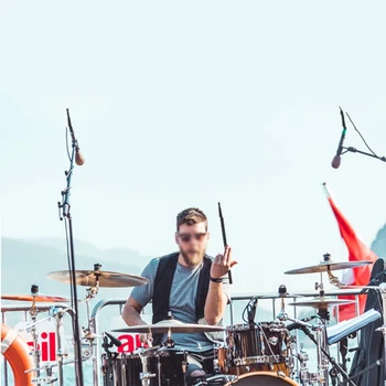 

2PCS Technology Redwood Drumstick Practice Percussion Auxiliary fancy anti-off hand drum stick durable