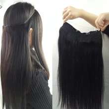 MISSQUEEN, 20 дюймов, невидимая проволока, без зажима, одна штука, Halo, накладные волосы, накладные волосы, синтетические волосы для женщин