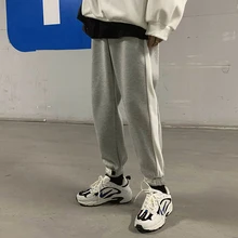 Плюс бархатные толстые брюки мужские теплые модные спортивные штаны повседневные брюки для бега мужские уличные хип-хоп свободные брюки мужские s S-XL