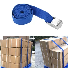 Для автомобиля мотоцикла велосипеда с металлической пряжкой буксировочный трос 2 м* 25 мм Пряжка стяжной ремень грузовые ремни