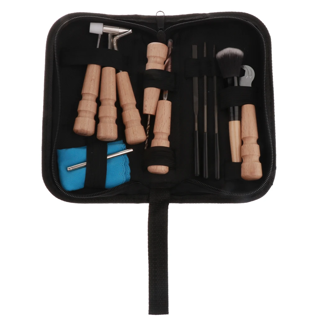 Guitar Mandolin Banjo Bass Repair Maintenance Tools Luthier Guitarist DIY Tools with Storage Bag