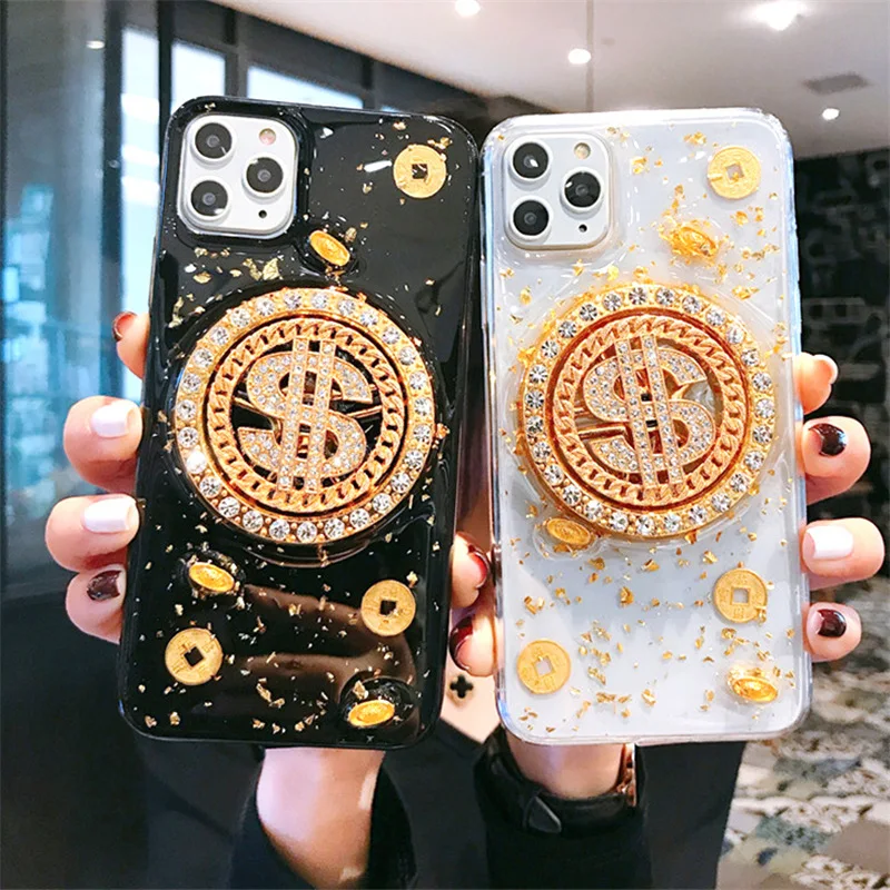 New Luxury Dollar Silicone Case For iPhone 11 Pro XS Max XR X 8 7 Plus 6S 6 soft TPU Transparent protection Cases Cover | Мобильные