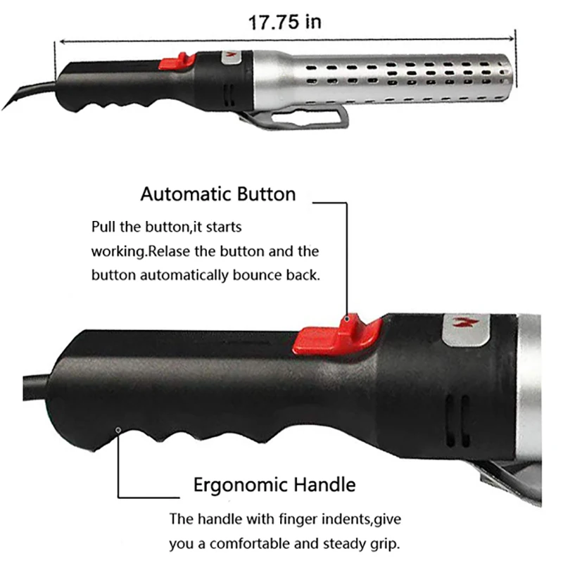 

Bbq Starter Grill Fire Lighting Tools Electric Charcoal Lighter Eu Plug