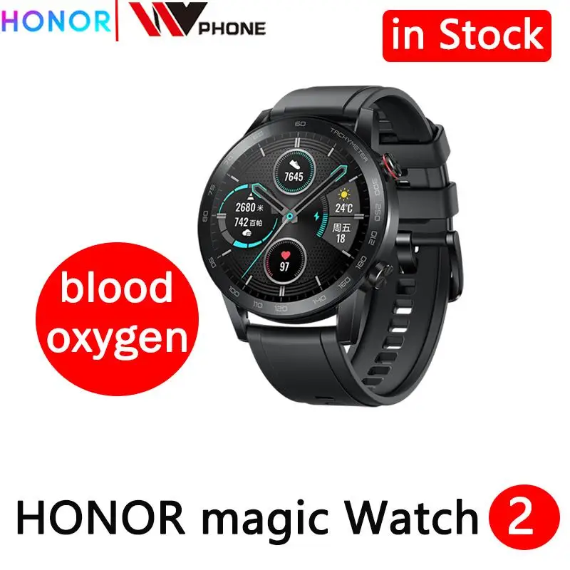  Honor magic Watch 2 magic 2 Smart watch blood oxygen tracker spo2 Phone Call Heart Rate Tracker For - 4000407023370