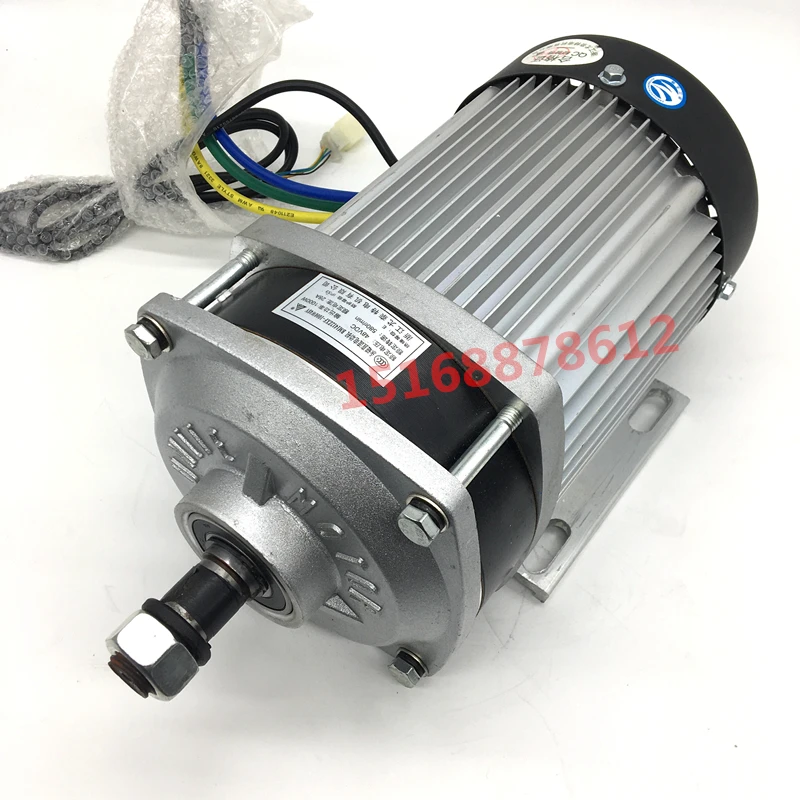 Permanent magnet brushless DC motor, 1200W, 1500W, 1800W, 2200W, 48V, 60V, 72V