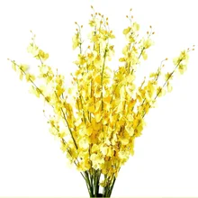 

1 Stem 100cm Long Butterfly Orchid Simulation Flower Hotel Wedding DIY Party Holiday Home Decoration Office Decoration Flowers