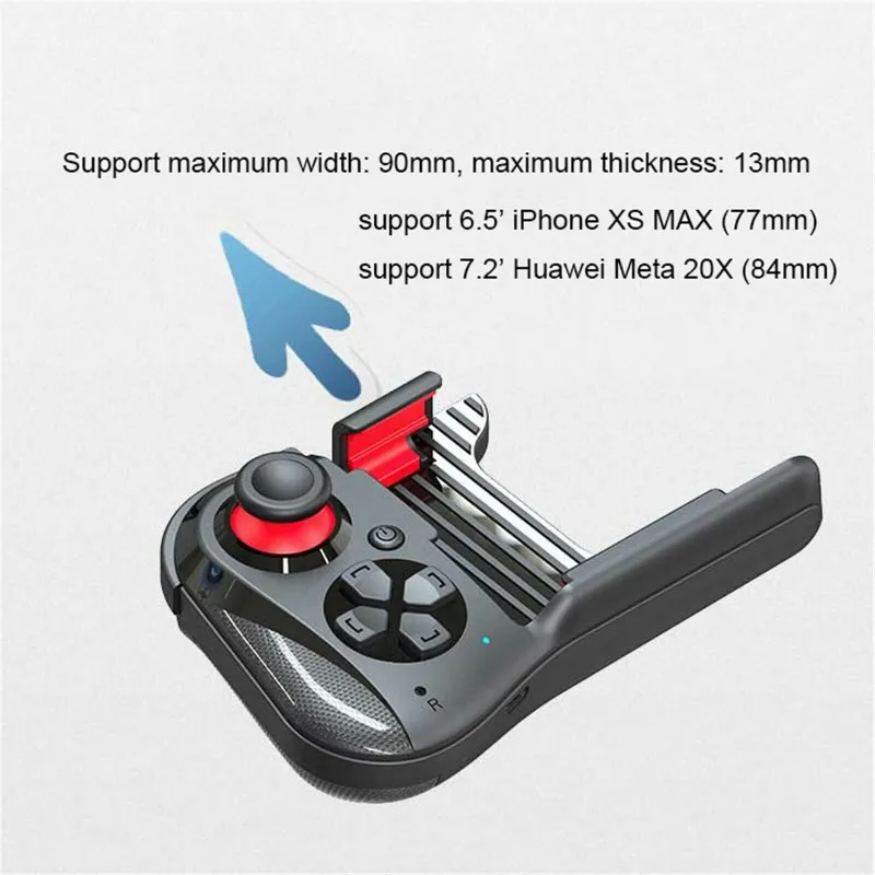  Mocute 059 One-handed Wireless Bluetooth Gamepad Joystick for Android IOS Phone PUBG Game Pad Recha