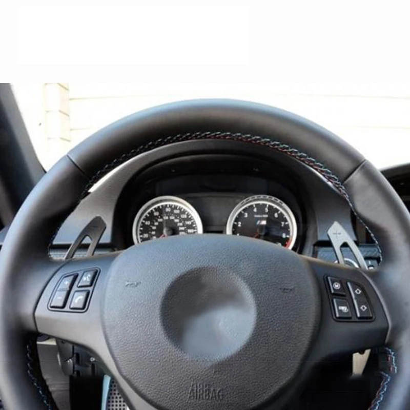 2009-2013 SOsjad Car Aluminum Steering Wheel DSG Shift Paddles Shifter Extension,for BMW e90 E92 E93 M3 M6