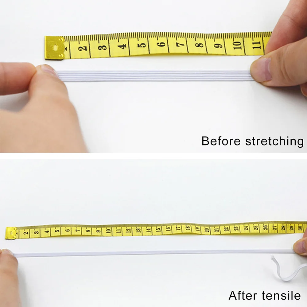 Elastic Bands for Sewing Masks 14 Inch Width Braided Elastic String Cord for DIY Crafting 7