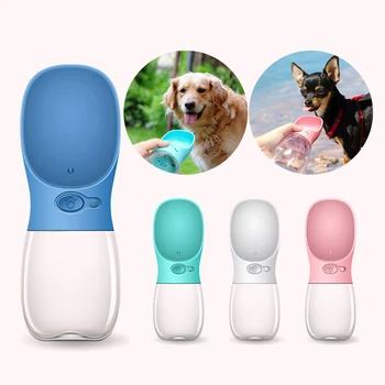 

Portable Pet Dog Water Bottle 350ML 480ML 550ML Travel Puppy Cat Drink Bowl Outdoor Outside Pet Feeder Dispensador Собачья вода