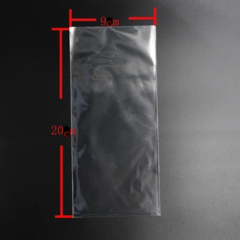 

Pouches 9cm*20cm Pouches Clear Cellophane/BOPP/Poly Bags Transparent Opp Bag Packing Plastic Bags no Self Adhesive Seal