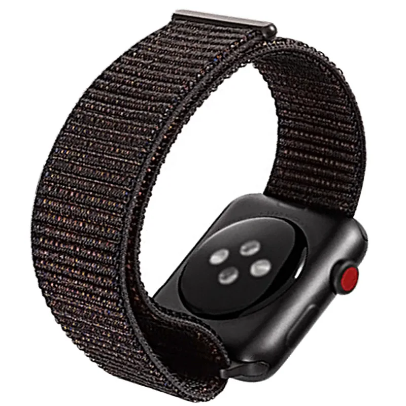 Нейлоновый ремешок Apple Watch 38 мм 40 мм 42 мм 44 мм сменный нейлоновая петля ремешок волшебная лента Apple Watch Band Series 1 2 3 4