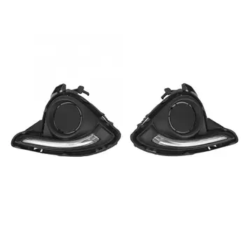 

tuning cars 2PCS Car LED Turn Signal Lamp Daytime Running Light Fit for Mazda 2 Demio 2015-2017 for auto