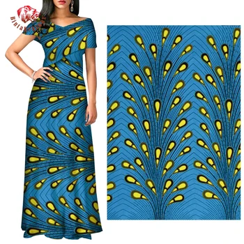 

New African Wax Print Fabric Cotton Wax Bintarealwax Fabric Pattern Wax Print Fabric Ankara African Batik Fabric 24FS1382