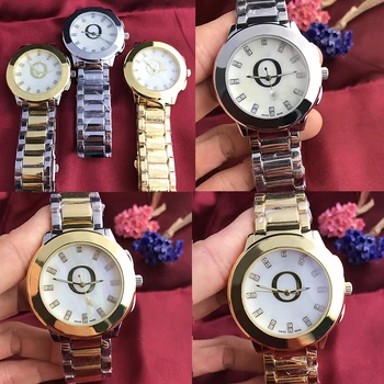 

2019 New Stainless Steel Men Women Couples Quartz Watches Fashion Luxury Jewelry Gift Wedding Noble Charm Retro