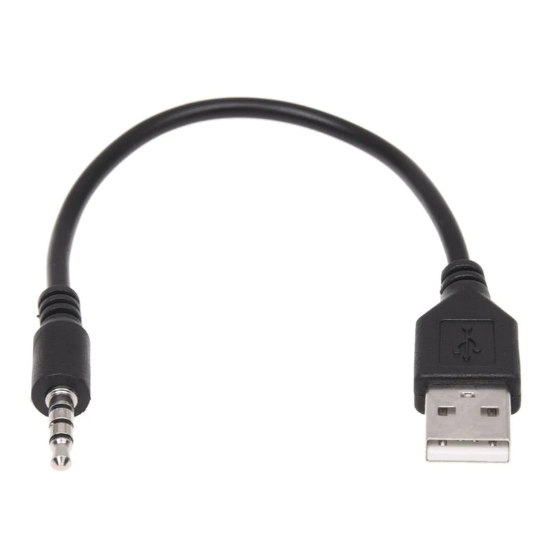 Conector auxiliar de 3,5mm a USB 2,0, Cable de Cable cargador para MP3 de coche|aux audio to usbaux audio - AliExpress