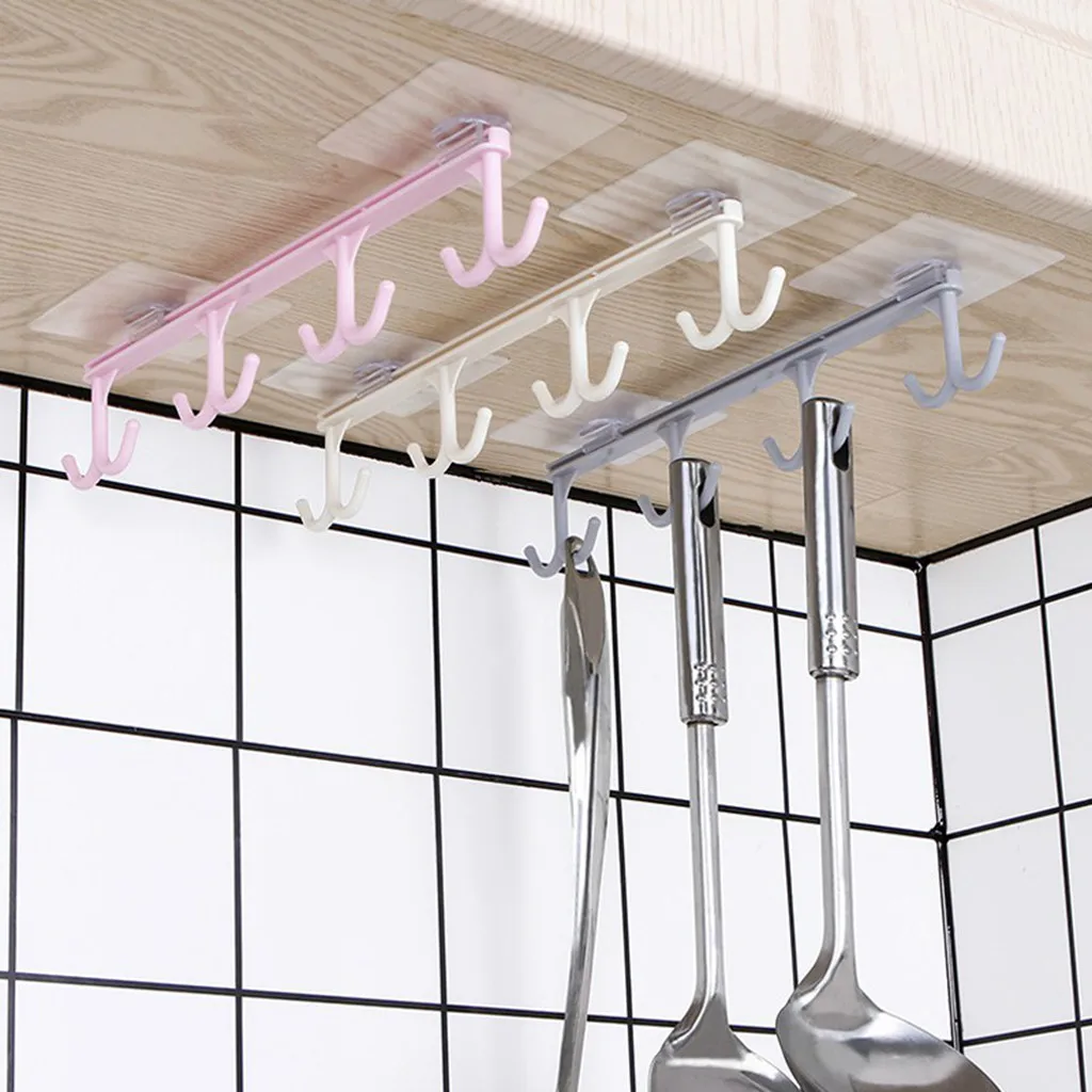 

ISHOWTIENDA Multifunctional Wardrobe Storage Rack Cupboard Hanging Dish Hanger Cuisine Kitchen Organizer Organizador Cocina