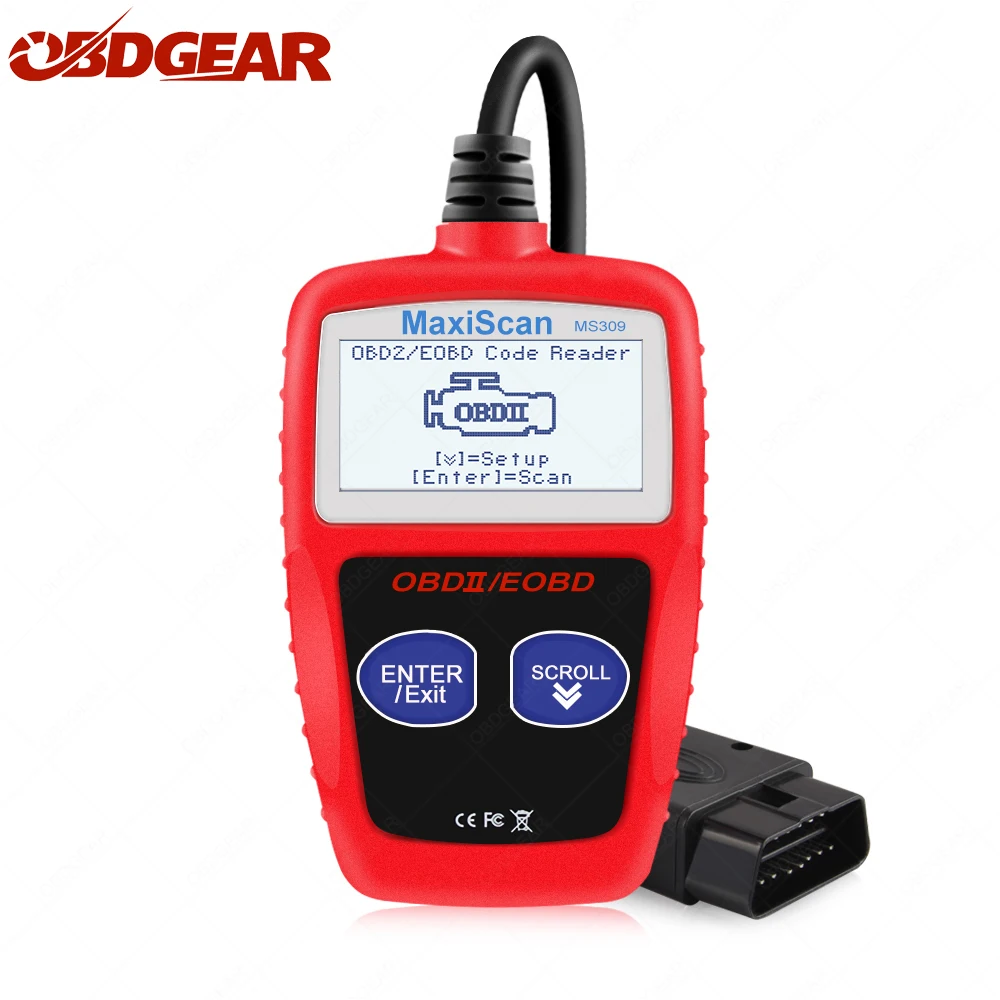 En Ligne MS309 OBD2 Scanner lecteur de Code voiture MS 309 outil de Diagnostic automatique OBD 2 voiture Diagnostic moteur Code lecteur mieux alors ELM327 OBD