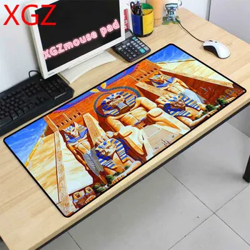 

XGZ Large Mouse Pad Pyramid Landscape Pattern Mouse Pad Computer Notebook Desk Mat Game Mouse Pad Gaming Accessories