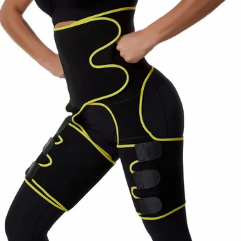 

Women Sport Waist Support & Legs Support Slimming Leg Shaper Thigh Trimmers Warmer Slender Shaping Belt Shapers
