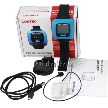 

24HOURS WRIST Pulse oximeter blood oxygen Heart Rate SPO2 USB PC SOFTWARE CMS50F