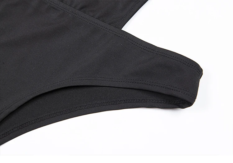 Sexy backless straps jumpsuit simple solid color round neck short sleeve Slim shirt 2019 new dropshipping club