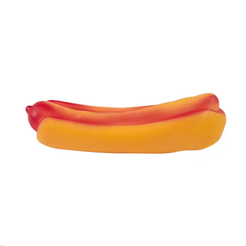 hot dog squeaky toy