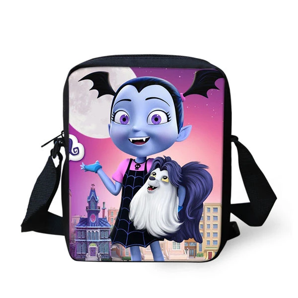 HaoYun/детский школьный рюкзак с принтом Vampirina, школьные сумки для книг, дизайн с героями мультфильмов для девочек, комплект из 3 предметов, школьные сумки - Цвет: CDWX907E