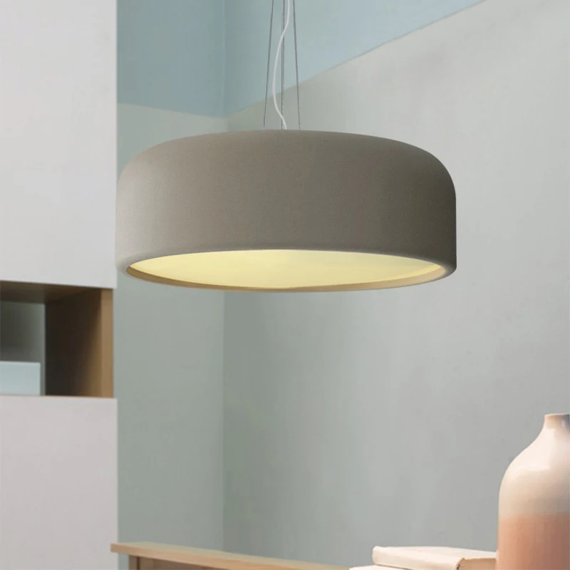 

Modern minimalist Nordic led Chandeliers Lights creative dining room bedroom balcony LED Round Macaron color chandelier fixtures
