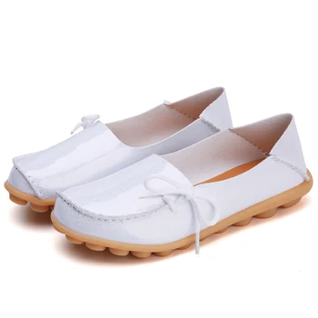 

Women's Shoes Nurses Tie Flat-soled Leisure Shoes Super Soft Insole Shoes 2019 Mother Shoes Large Size crystal Upper