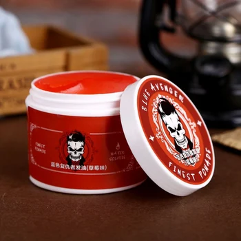 

90g Male Matte Hair Mud Refreshing Hair Wax Unisex Molding Styling Paste Dye Cream 5 Colors Hair Gel