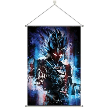 

Anime Vegito Dragon ball Prsonalize Customer Made Alloy Fabric Wall Poster Scroll 60x90cm 24x36inches