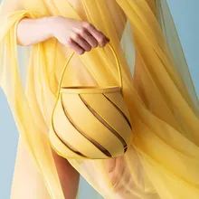 Твердая полая искусственная кожа Фонарь Маленькая сумка с феей портативное ведро сумка Повседневная одно плечо сумка новая