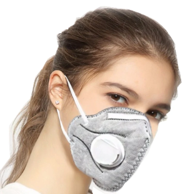 

WoodyKnows Anti Pollution Mask Dust Respirator Mouth Face Mask Unisex for Allergy Pollen Mouth Mask 5 Pcs