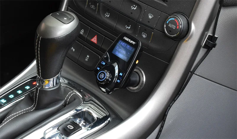 T11 Bluetooth автомобильный комплект, fm-передатчик, набор громкой связи, mp3-плеер, двойной USB, автомобильное зарядное устройство, 5 В, 2.1A, поддержка TF карты и u-диска