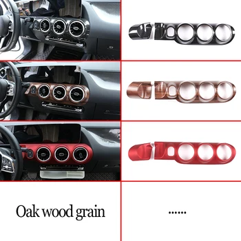 

Car Styling ABS Center Console Air Conditioning Decorative Panel Trim Sticker For Mercedes Benz B Class W247 2019-2020 Accessory