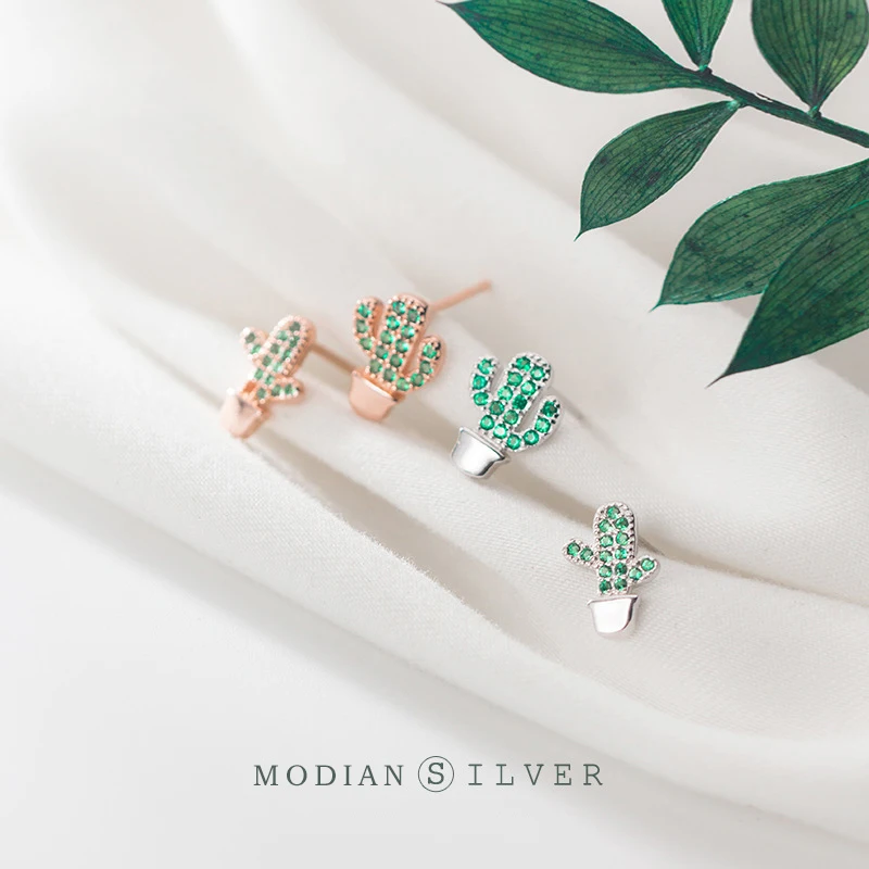 Cactus Stud Earrings - Image 4