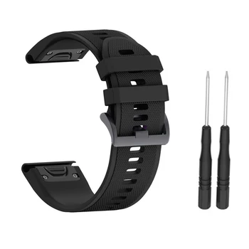 

Quick Release Silicone Watch Band Wrist Strap Belt for Garmin Fenix 5X Plus 26mm