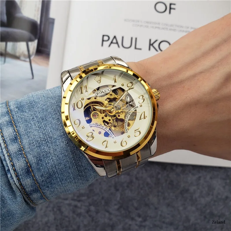 

Rolex-datelog series ladies automatic mechanical watch stainless steel casual waterproof watch gift90order