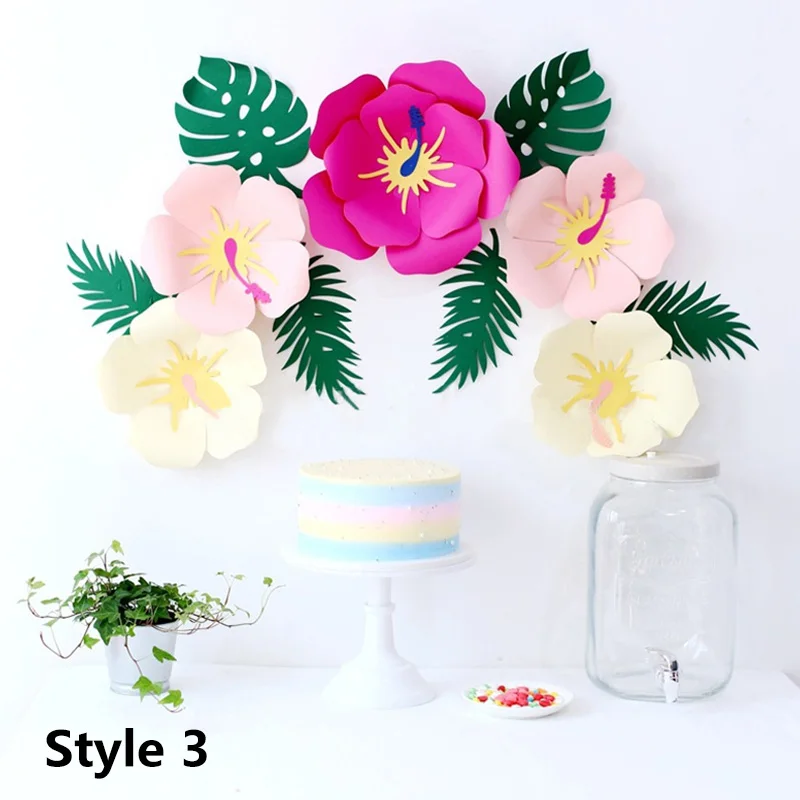 Stage Background Diy Handmade Paper Flower Cardboard Material Room