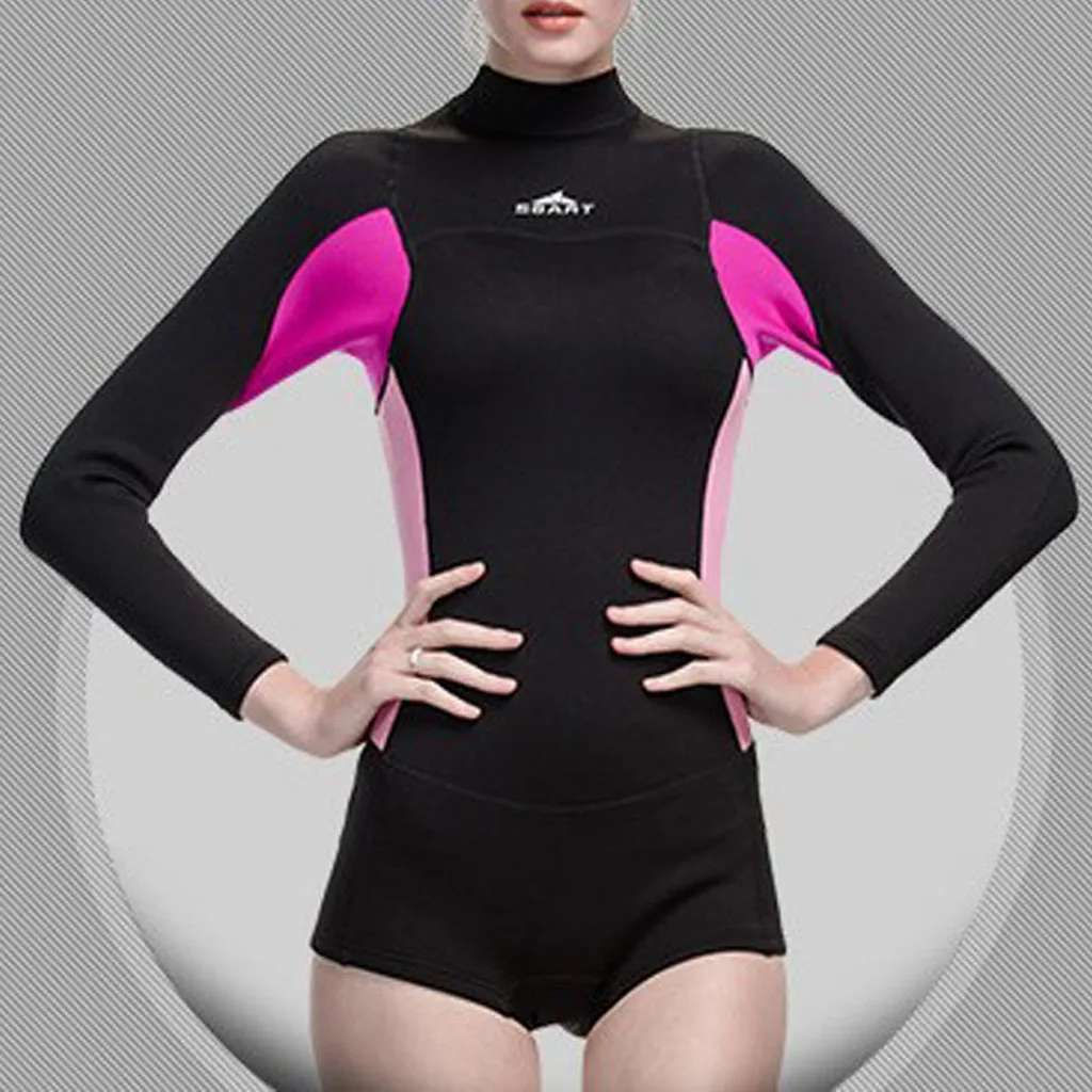 2 мм неопреновый костюм для серфинга с молнией сзади, полный ...