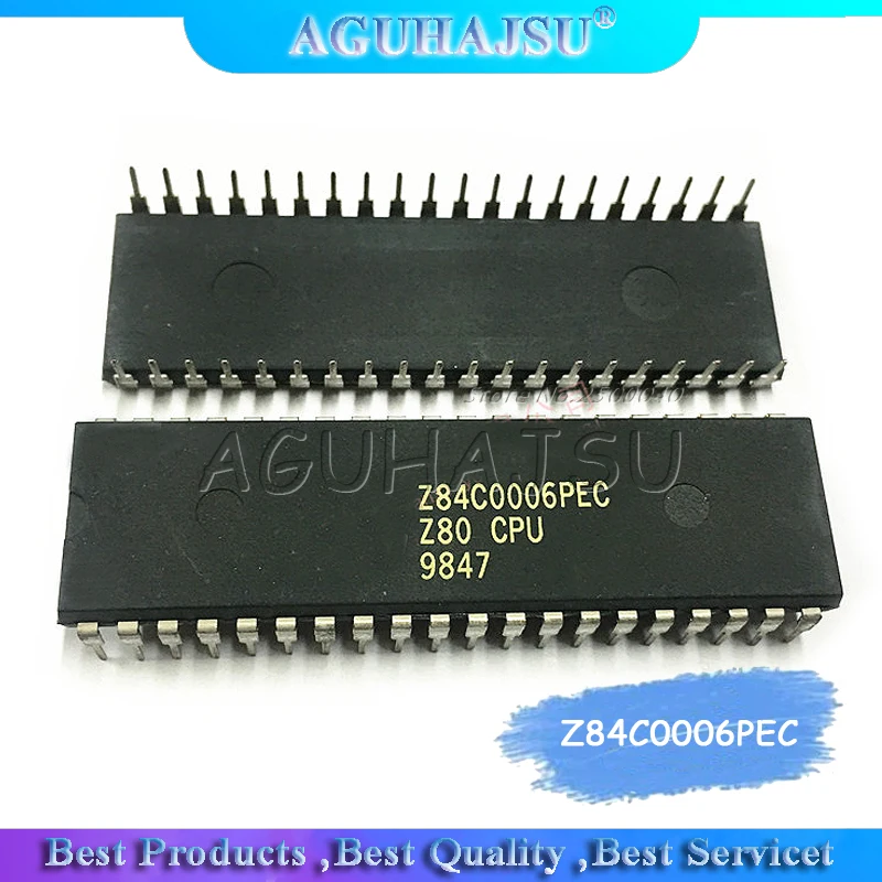 2pcs Z84C0020PEC DIP-40 Microcontroller IC Chips - Z84C0020 DIP-40 Package