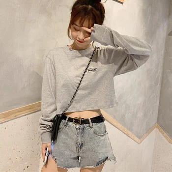 

2019 Autumn Women Hoodies Long Sleeve Loose Versatile Hoodie O-Neck Harajuku Korean Style Ladies Pullover Hoodies