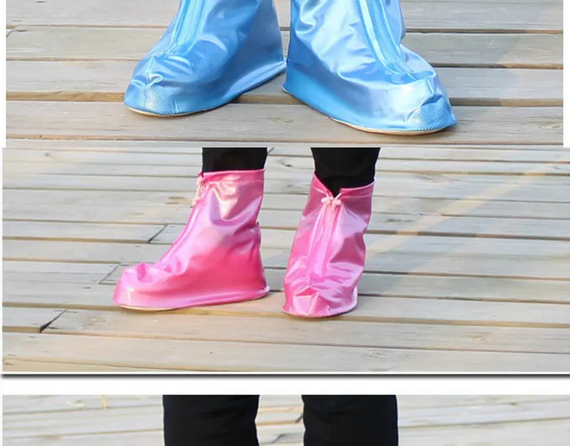 Водонепроницаемый чехол для обуви многоразовый силиконовый чехол непромокаемые сапоги комплект Нескользящие рыболовные резиновые сапоги Унисекс Легкие бахилы