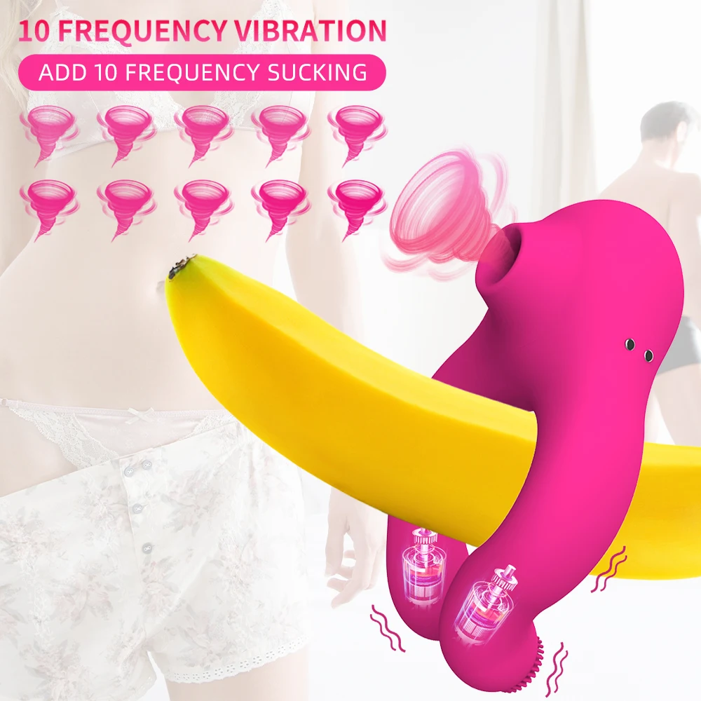Tanie 10 częstotliwości ssania wibrator Sex Shop Penis pierścień Clit Sucker Cock Ring sklep