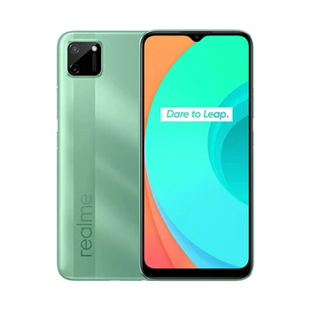 Перейти на Алиэкспресс и купить Realme C11 глобальная версия 2GB 32GB G35 5000mAh батарея 13MP большой экран Двойная камера AI официальная русская гарантия мобильные телефоны