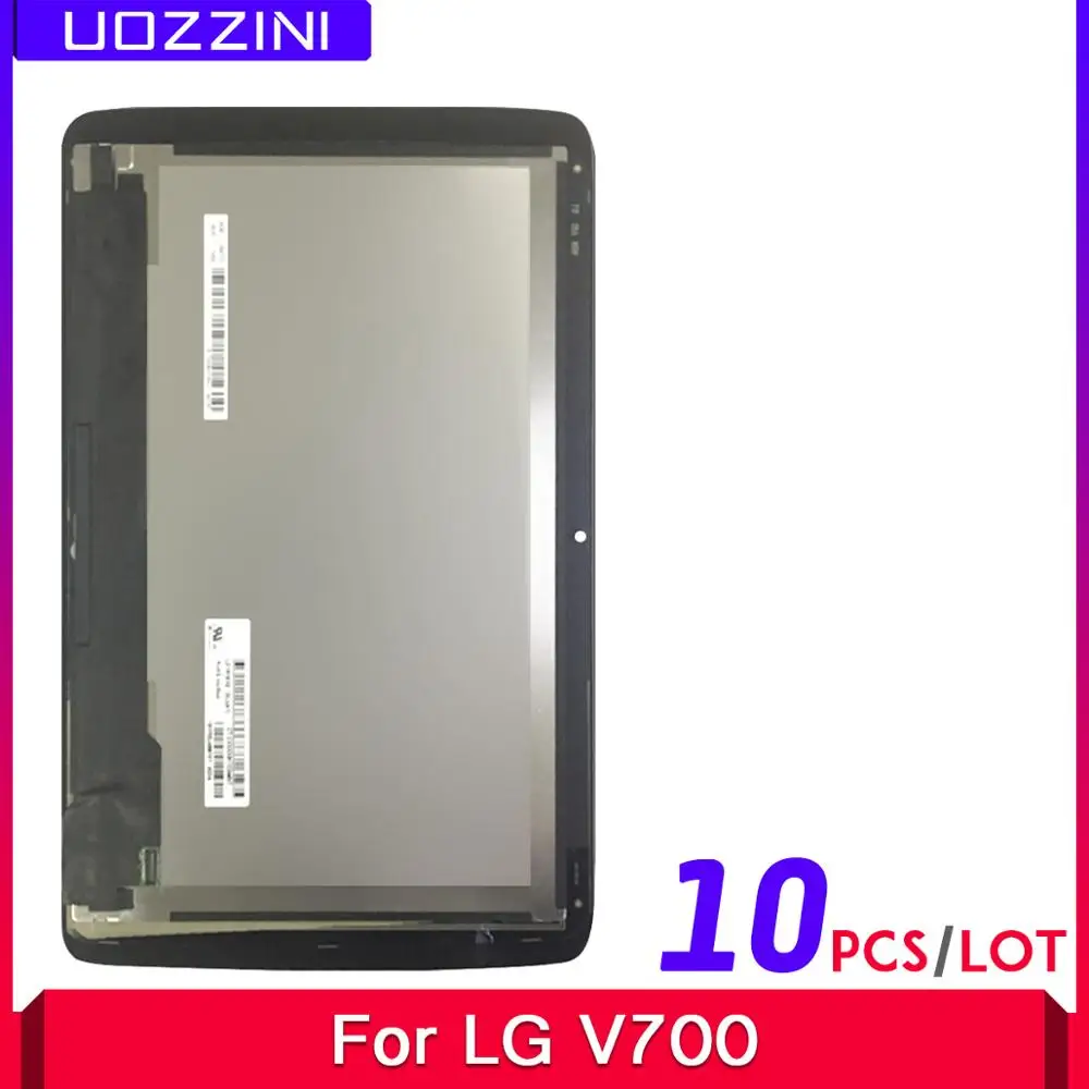 

10 Pcs 100% LCD Display For LG G Pad 10.1 V700 VK700 Tablet Pc LCD Replace Parts 10.1' Digitizer Touch Screen Glass Assembly